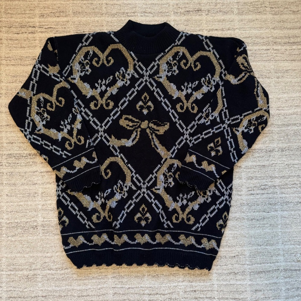 Vintage Dana Scott Festive Holiday Sweater